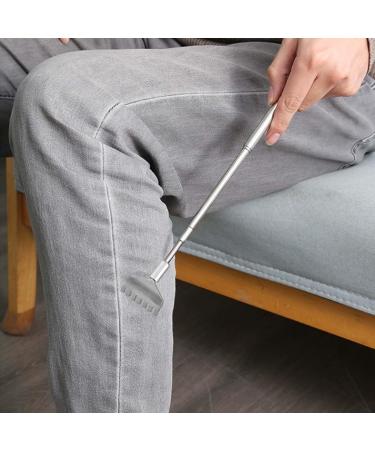 Extendable Stainless Steel Back Scratcher - 20 to 68 cm Black & Red - Perfect Gift for Men & Women - Buy Online on GoSupps.com