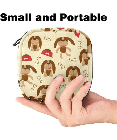 Buy Stylish Menstruation Pad Bag with Zipper | Women's Napkin & Tampon Bags | Ideal for Girls - Convenient and Chic - Buy Online on GoSupps.com