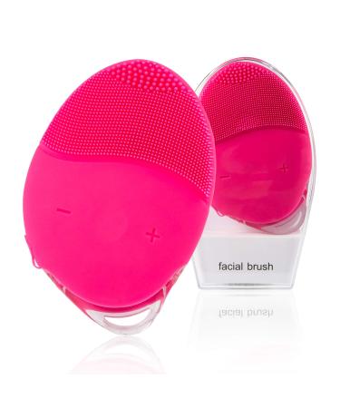 Facial Cleansing Brush  House Envy Sonic Face Brushes  Rechargeable Electric Cleanser Brush Silicone for Deep Cleaning  Removing Blackhead and Massage