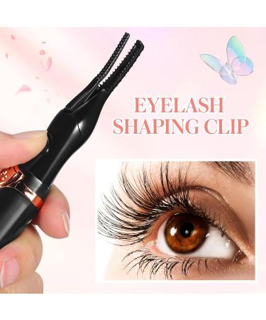 Baluue Heated Eyelash Curler - USB Rechargeable Electric Lash Curler for Effortless Long-Lasting Curls | Perfect Makeup Tool for Girls & Women - Buy Online on GoSupps.com