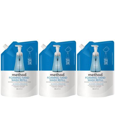 Method Foaming Hand Wash Refill Pouch Sea Minerals 28 Fl Oz (Pack of 3)
