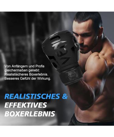 Inmorven 8oz Premium Quality Boxing Gloves for Kids 10-15 years | Kickboxing Muay Thai & MMA Training Sparring Gloves (Black) - Buy Online on GoSupps.com