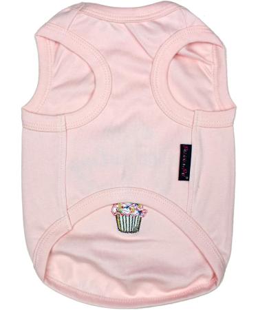 Parisian Pet Dog Summer Clothes | 'It's My Birthday Pink' XL Funny Dog Tshirt with Embroidered Pattern - Buy Online on GoSupps.com