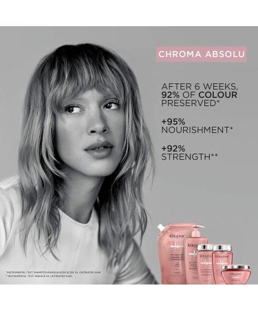 K RASTASE Chroma Absolu - Bain Chroma Respect - Shampoing Hydratant Protecteur De Couleur - Acides Amin s & Centella Asiatica - Cheveux Color s Sensibilis s ou Ab m s - Sans Sulfate Recharge 500ml - Buy Online on GoSupps.com