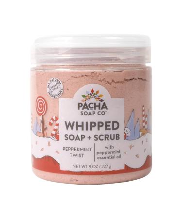 PACHA SOAP Peppermint Twist Whipped Soap 8 OZ - Refreshing and Nourishing Body Wash - Buy Online on GoSupps.com