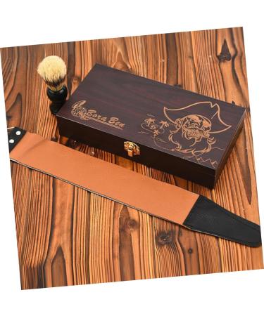 Beaupretty Rice Sasier Case & Storage Carrier - Wooden Razor Set with Hair Brush & Leather Travel Box - Durable & Stylish for International Shipping - Buy Online on GoSupps.com