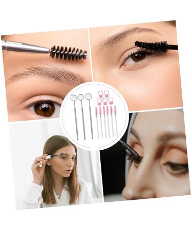 Buy 3 Sets of Eyelash Makeup Tools - Applicator Brush & Glue Ring - Pink Beauty Essentials for Women - Buy Online on GoSupps.com