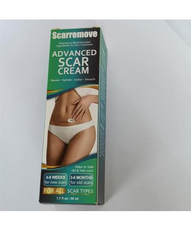 Scarremove Advanced Scar Cream - 50ml/1.7fl oz - Silicone Gel Sheet for Old & New Scars Removal - Buy Online on GoSupps.com