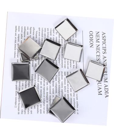 FOMIYES 60pcs Square Magnets Metal Pans for Eyeshadow Watercolor Plate Aluminum Plate Iron Plate M As Shown - Buy Online on GoSupps.com