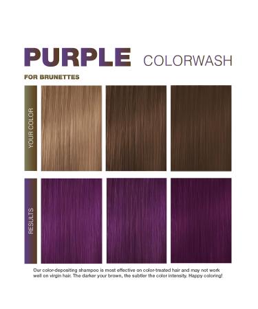 Shop Celeb Luxury Purple Hair Color Shampoo for Brunettes | Vegan Semi-Permanent Color & Bondfix Rebuilder - International Shipping Available - Buy Online on GoSupps.com