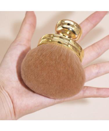 Wpsagek Powder Brush for Loose Powder Blush Brush Powder Brushes Multifunction Make up Brush Setting Powder Brush Mushroom Head Face Brushes Makeup gold - Buy Online on GoSupps.com
