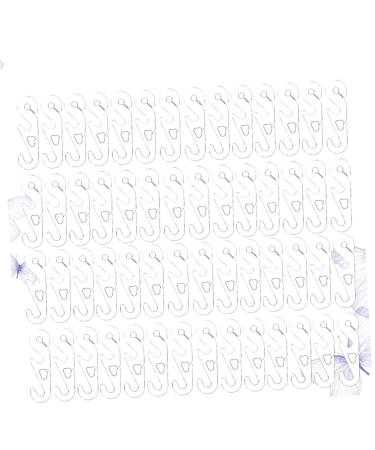 Gleavi 150 pieces holder for ear extend question strap facial extension hook extension buckle strap hooks for extension buckle ear buckle earring earrel facial mask 5.3 1.5cm