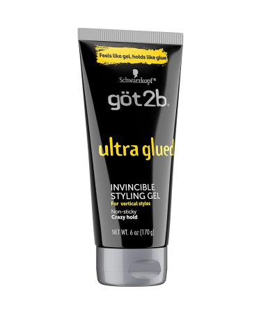 Got2b Ultra Glued Invincible Styling Hair Gel 6 oz - Clean Scent - Pack of 1 - Buy Online on GoSupps.com