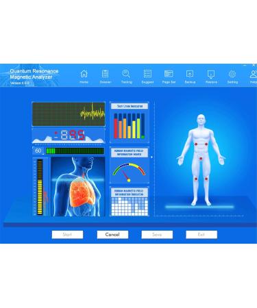 JIAHAO 2021 New 3rd Gen Quantum Magnetic Resonance Body Analyzer - Medium Silver Model | International Shipping Available - Buy Online on GoSupps.com