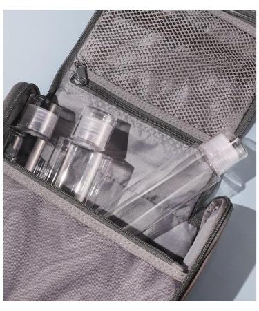 Vasana 3PCs Transparent Double Cap Plastic Bottles - 5oz Travel Cosmetic Vials with Flip Cap - Buy Online on GoSupps.com