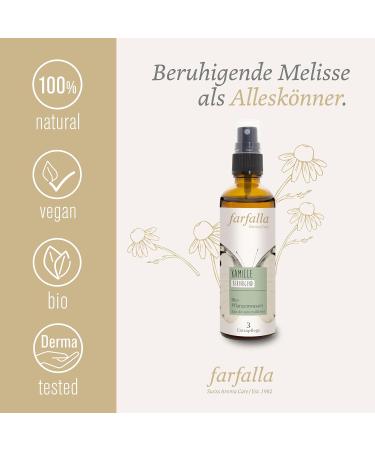 farfalla Chamomile Organic Vegetable Water - Soothing - 100% Certified Natural Cosmetics 75 ml - Buy Online on GoSupps.com