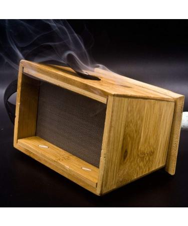 Zhongjiuyuan Bamboo Moxa Box - Moxa Roll Holder for Neck Body & Naval Therapy | Traditional Chinese Acupuncture Tools - Buy Online on GoSupps.com