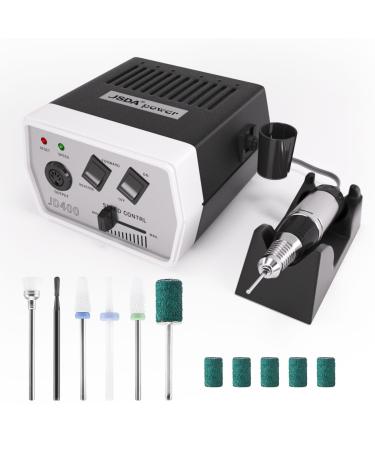 Nail miller JSDA JD 400 Premium nail cutter for gel nails with a professional 30000 rpm milling milling cutter milling cutter for gelails nail miller electrical including 6 bits for private & studio set package