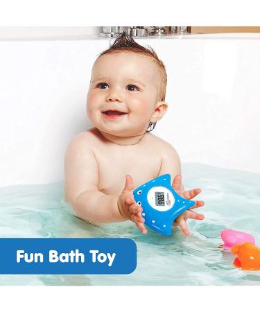 Elepho eFloat Baby Thermometer & Bath Toy | Accurate Water & Room Temperature Monitor | Waterproof, Alerts for Safe Bathing (Blue) - Buy Online on GoSupps.com
