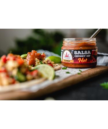 Texmex Salsa Chunky Dip - Vegan Gluten Free Lactose Free - Spicy: Spicy - 260g - Buy Online on GoSupps.com