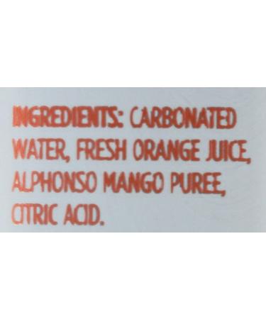 Spindrift Orange Mango Sparkling Water 12oz (8 Pack) - Buy Online on GoSupps.com