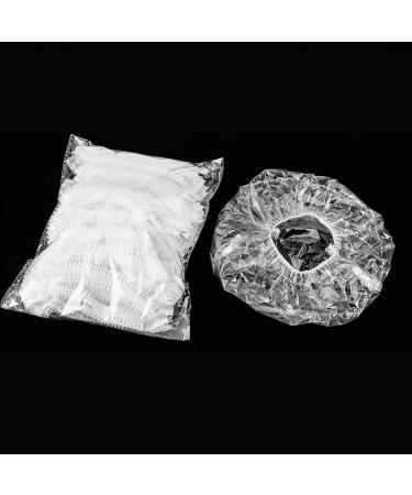 Disposable Shower Caps - 30PCS | Salon Hair Coloring Dye Cap | Larger & Thicker Bath Cap | Clear Elastic Hotel Hair Bathing Shower Caps | Women's Spa & Portable Travel Hats - Buy Online on GoSupps.com