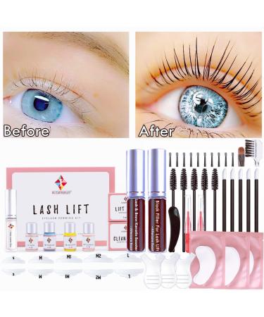 Lash Lift Kit - DIY Eyelash & Brow Perm, Strong Glue for Voluminous Eyes, 6-8 Weeks Long Lasting, All in One Upgrade Version - Buy Online on GoSupps.com