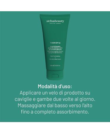  Ischia Beauty Icy Leg Gel | 250ml Refreshing Ice Gel | Provides relief and freshness to tired legs | Tones firms and fights cellulite and stretch marks | With thermal water from the island of Ischia - Buy Online on GoSupps.com