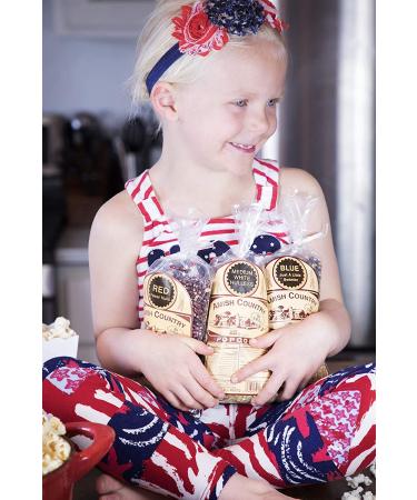 Amish Country Popcorn Variety Bundle - 3 lb - Red, White, Blue Kernels - Non-GMO & Gluten-Free - Buy Online on GoSupps.com