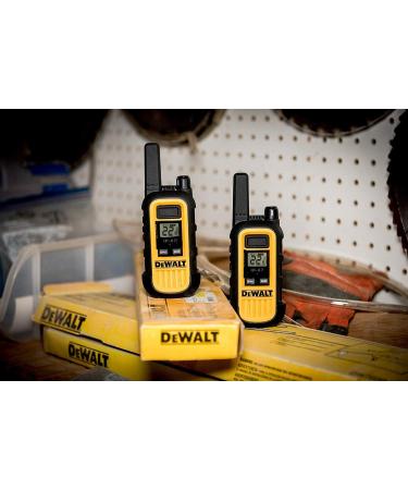 DEWALT DXFRS300 Heavy Duty Walkie Talkies - Waterproof, Shock Resistant, Long Range, Rechargeable Two-Way Radio (2 Pack) - Buy Online on GoSupps.com