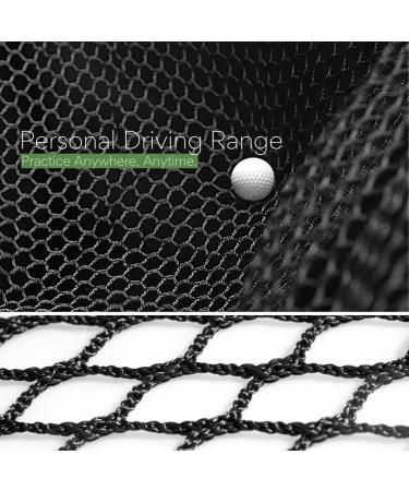 Golf Netting Material - High Impact 10'x10' Black Hitting Net for Backyard Sports - Durable Sport Barrier Net with 20mm Mesh - Buy Online on GoSupps.com
