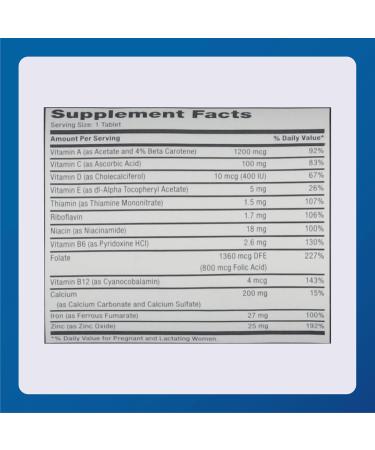 Title: Prenatal Vitamins - 100 Tabs for Expecting Moms - Buy Online on GoSupps.com