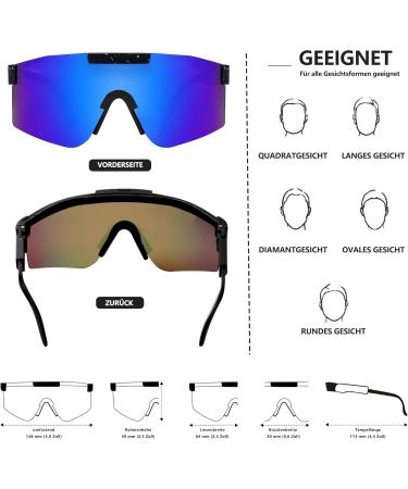 Buy Polarized UV400 Fast Glasses | Men & Women Sports Sunglasses for Cycling Running Golf & Skiing | Rave Bicycle Glasses - Buy Online on GoSupps.com