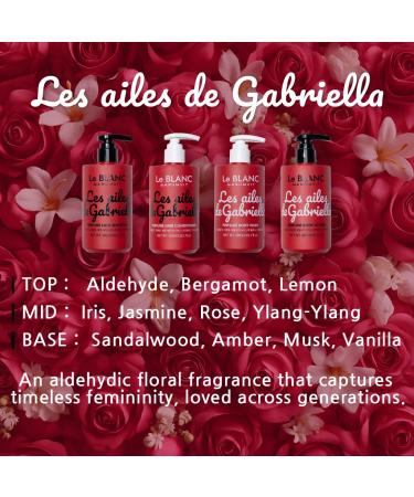 Le BLANC Perfumed Body Wash Gabriella Vegan pH-Balanced AHA & PHA Gentle Exfoliation Soothing & Hydrating with Cica and Aloe Vera 10.1 fl oz Long-Lasting Powdery Floral Notes Daily Cleanser - Buy Online on GoSupps.com