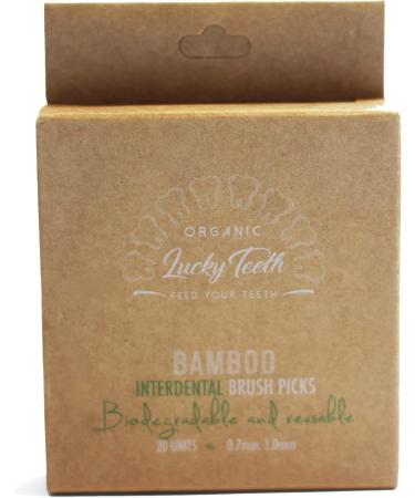 Buy Lucky Teeth Bamboo Interdental Brushes - Eco-Friendly Dental Flossers for Healthier Teeth | International Shipping Available - Buy Online on GoSupps.com