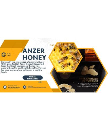 Turkish Anzer Honey 300g - a rare and unique honey - 100% Natural Harvested in the Black Sea region. - Buy Online on GoSupps.com