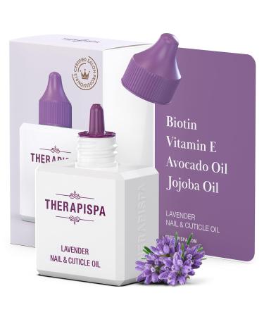 Professional Nail & Cuticle Oil 2.0 fl oz - Nourished with Jojoba Avocado Vitamin E and Biotin (B7) for Superior Hydration Repair Revitalization and Strengthening (Lavender)