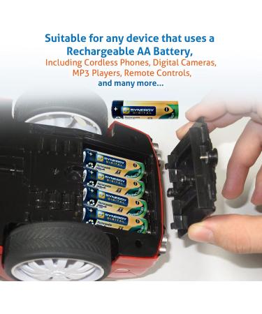 Buy Synergy Digital Remote Control Batteries - 20x AA Rechargeable for Estes RC Proto-X FPV Quadcopter | Ni-MH 1.25V 2800mAh - International Shipping Available - Buy Online on GoSupps.com