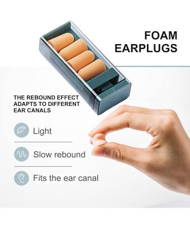 Reusable Noise Cancelling Earplugs for Mowing & Sleep - Super Soft Foam Ear Plugs for Snoring - Washable Hearing Protection (1 Count - Buy Online on GoSupps.com