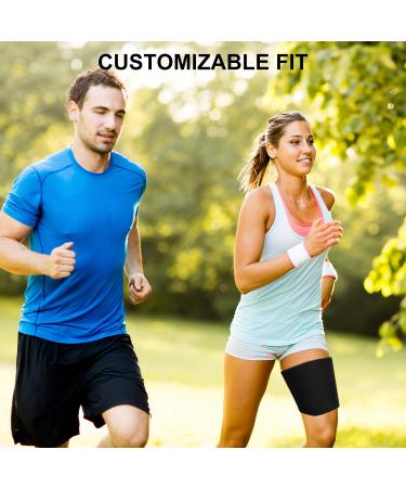 Supegear Adjustable Thigh Bandage - Support for Hip Pain Muscle Relief & Joint Comfort | Black - Ideal for Women - Buy Online on GoSupps.com