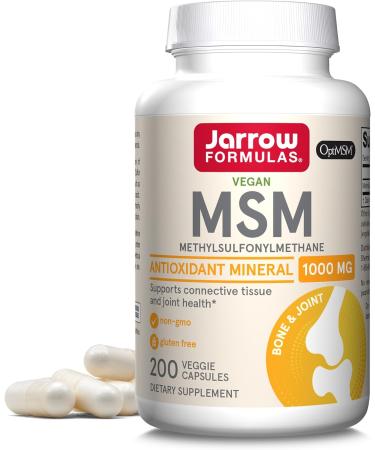 Jarrow Formulas MSM 1000 mg 200 Veggie Caps