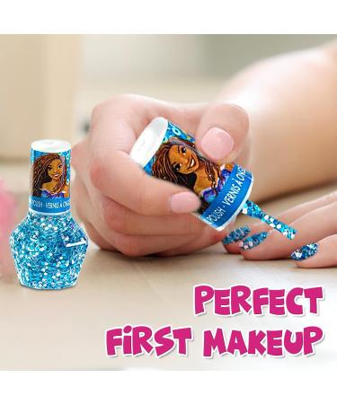 Non-Toxic Little Mermaid Peel-Off Nail Polish Set for Kids - 18 Glittery Colors | Safe Water-Based Formula | Quick Dry Gift Kit for Girls Ages 3+ | Eco-Friendly - Buy Online on GoSupps.com