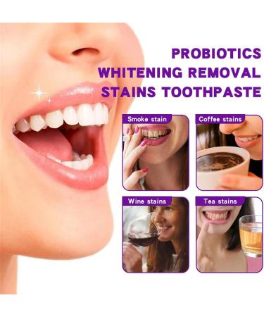 Sp-7 Toothpaste Sp-7 Whitening and Stain Removal Toothpaste Sp-7 Color Correcting Toothpaste Sp-7 Whitening Toothpaste with Probiotics Reduces Stains and Plaque - Buy Online on GoSupps.com