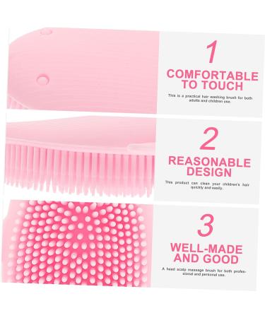 FRCOLOR 4pcs Silicone Baby Shampoo Brushes | Toddler Body Cleaning Brush Set for Exfoliating & Hair Cleaning | Baby Bath Tools - Buy Online on GoSupps.com