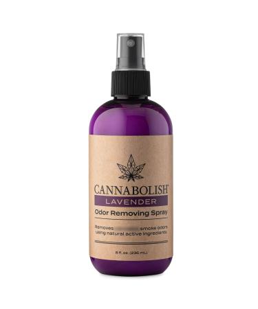 Cannabolish Lavender Smoke Odor Eliminator Spray and Air Freshener 8 fl. oz Natural Ingredients