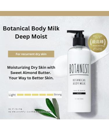 Buy Botanist Moisturizing Body Lotion - Natural & Organic Japanese Skin Care for Sensitive Dry Skin | Cassis & Jasmine 8.1 Fl Oz | International Shipping Available - Buy Online on GoSupps.com