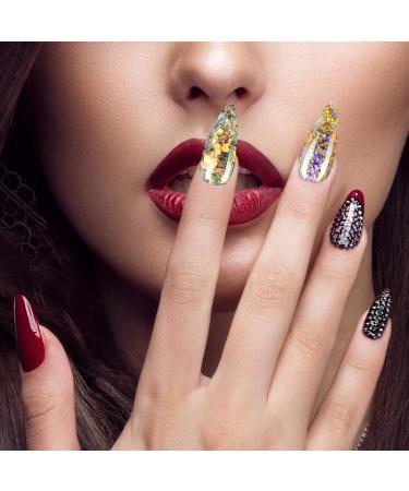 Lurrose 2 Boxes Nail Glitter Manicure Sequin Nails Art Stickers Nail Art Decoration for Women Girls - Buy Online on GoSupps.com