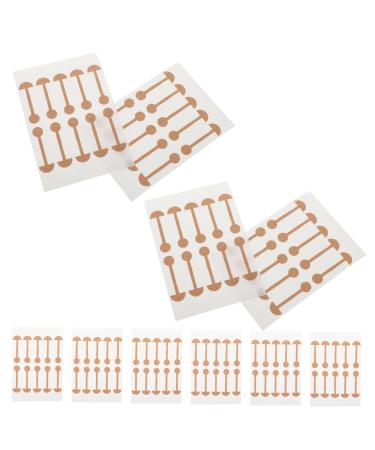 DEARMAMY 10 Pieces Practical Nose Wing Strips Self-Adhesive Nose Contour Plasters Elastic Nose Corrector Stickers for Nostrils