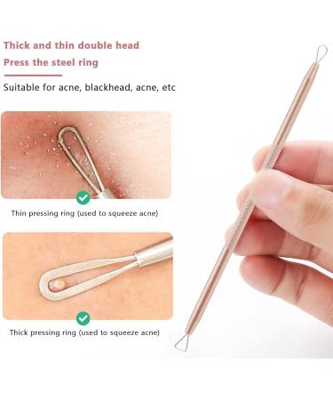 Lizusidtsy Blackhead Remover Pimple Tool Kit Blackhead Extractor Tool Blemish Whitehead Popping Tool with Portable Metal Case - Buy Online on GoSupps.com