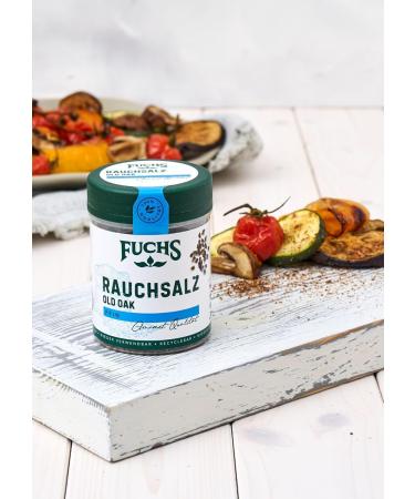Fox Spices Smoke Salt - Old Oak | Natural Smoky Flavor for Grilling Meat & Fish - 100g Reusable Can - Buy Online on GoSupps.com